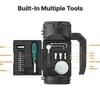 Practical LED Spotlights with Front and Side Lights, Integrated Carry Handle, USB Type C Charging, and 3 Mode for Outages and Garage Tasks