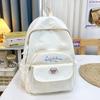 High-value college style, fresh and sweet, high-capacity backpack for primary and secondary school students