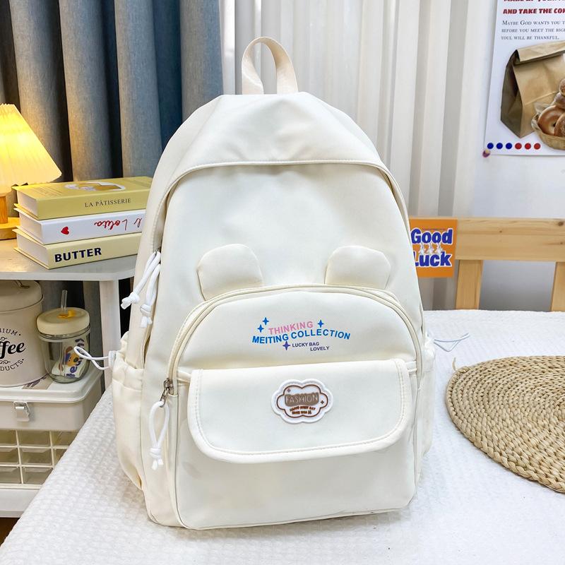 High-value college style, fresh and sweet, high-capacity backpack for primary and secondary school students