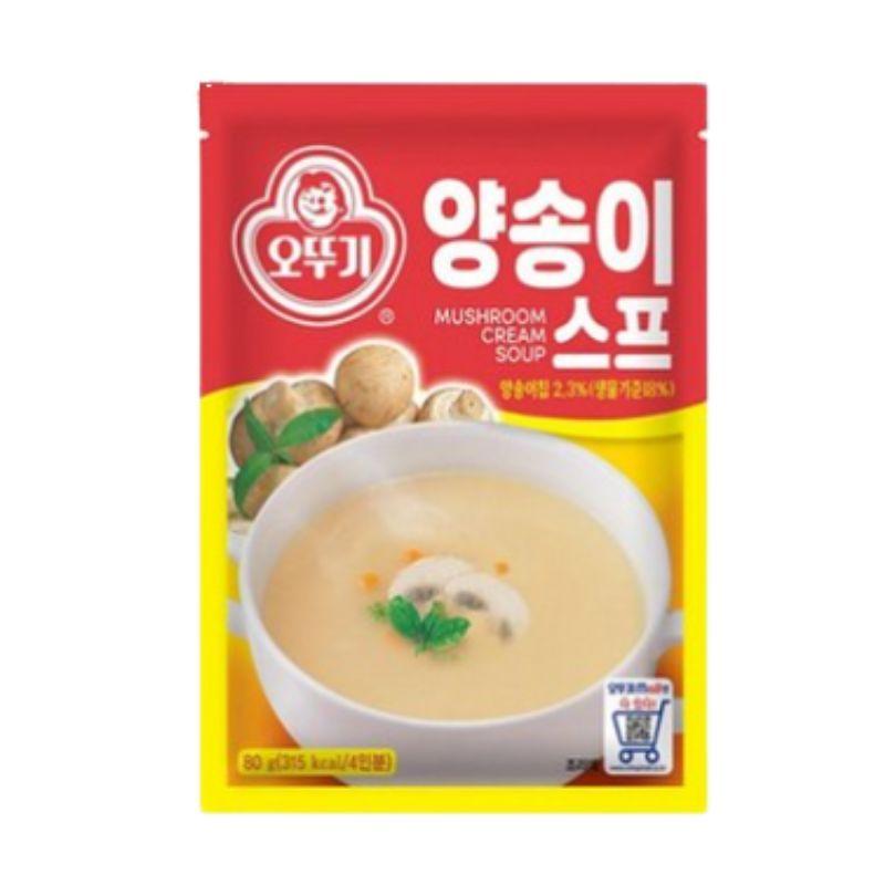 Otoki Mushroom Soup Korean Style Creamy Mushroom Instant Soup 80g, 1ea/3ea 1ea