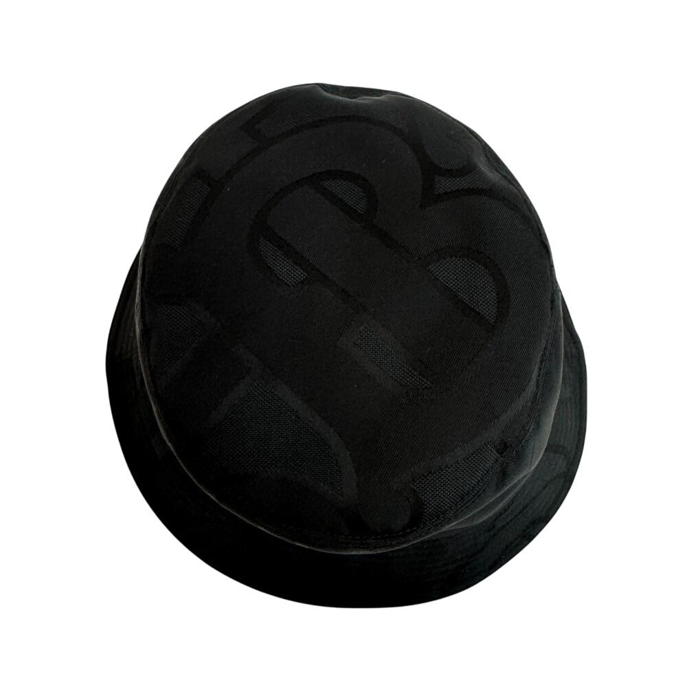 Burberry Bucket Hat Monogram Nylon Other Hats Black Nylon Used