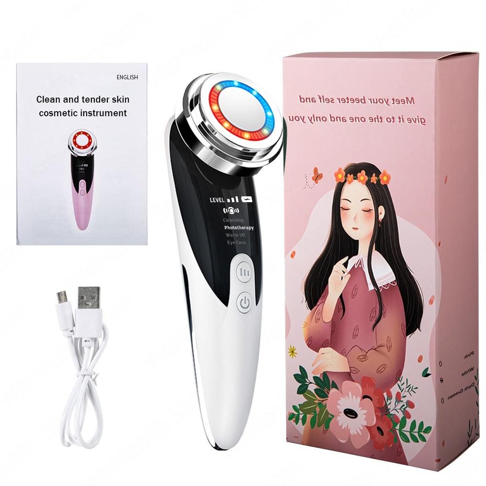 Beauty Face Massager Skin Care Face Roller Facial Cleansing Cavitation Machine Ultrasonic Cleaning Steamer Facial Lift Devices