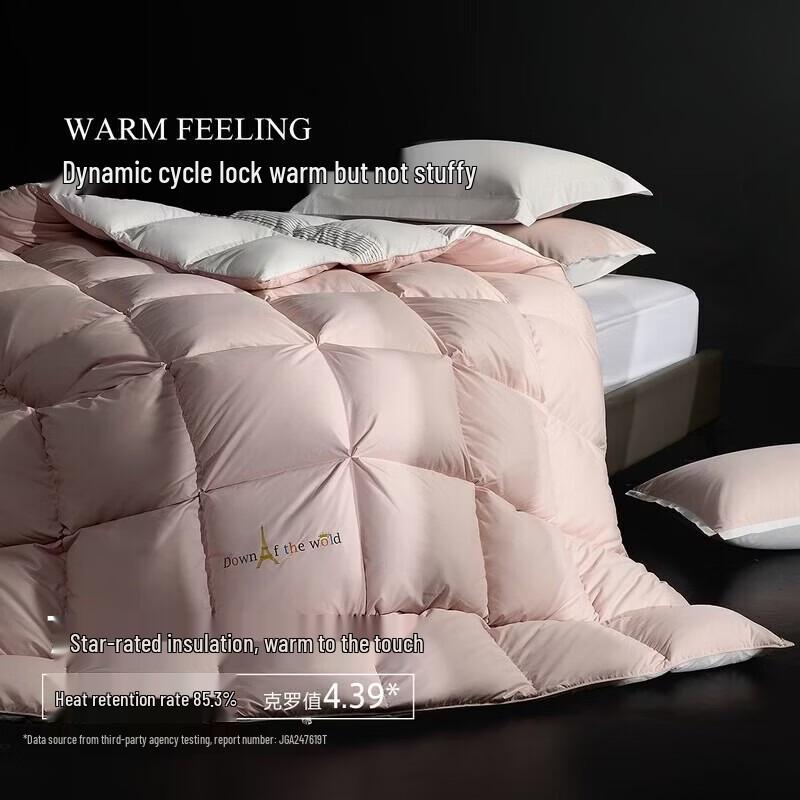 Mercury Home Textiles White Duck Down Winter Quilt