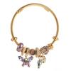 Light Luxury Bracelet Niche Exquisite High-end Butterfly Pendant Bracelet Beaded Versatile Jewelry