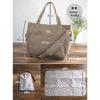 AtFirst Mama Multi-Bag, 2-Way Shoulder Tote Bag with Diaper Changing Mat, Large Capacity, Perfect for Pregnancy, Navy, AF7096