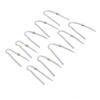 10pcs Preformed Earmold Hearing Aid Tubes Professional BTE Hearing Aid Tubing with Metal Tube Lock