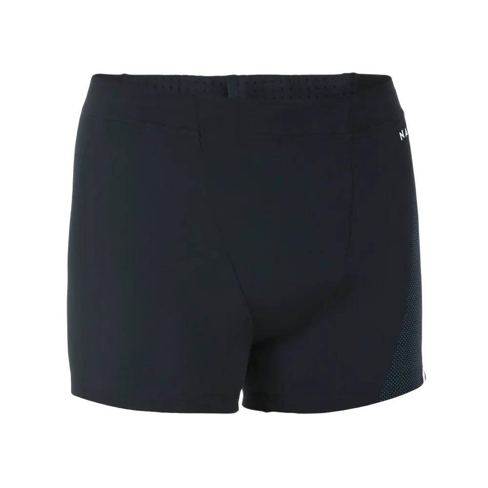 DECATHLON Fiti Quick Dry Breathable High Stretch Swim Trunks Men's Black