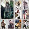 Makise Kurisu Anime Classic Poster Rusty Metal Plaque Retro Decorative Plate Bar Man Cave Garage Club Metal Sign Wall Decoration