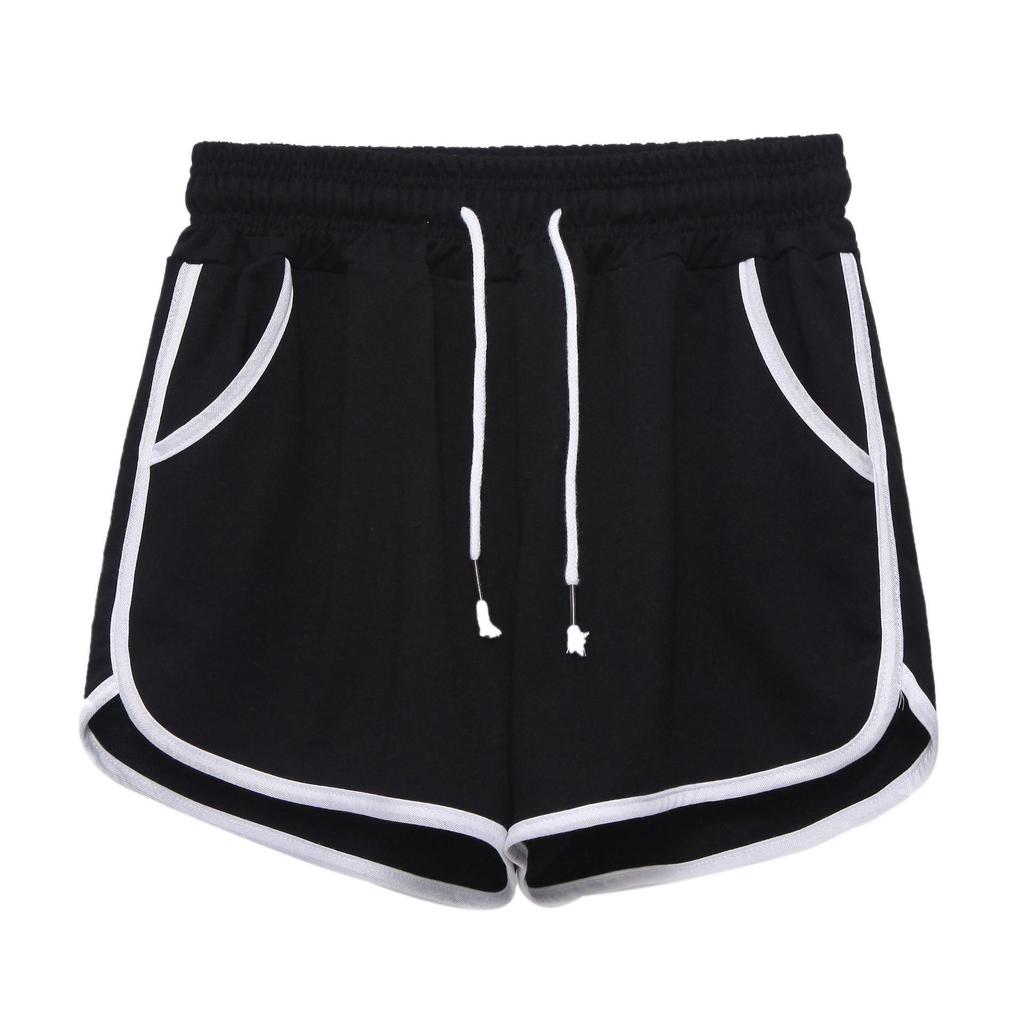 Women's Summer 2025 Casual Loose Fit Wide-Leg Running Shorts with Elastic Waist