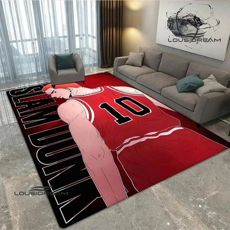 3D Cartoon Slam Dunk printed carpet Non-slip carpet outdoor carpets area rug Home bedroom decor rug for bedroom birthday gift