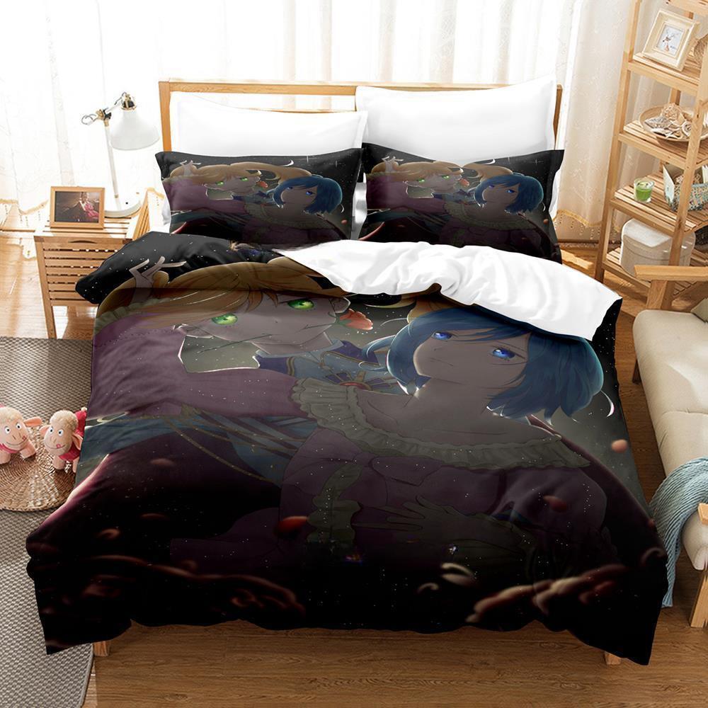 Kageki Shojo Anime Bedding Set Single Twin Full Queen King Size 3D Print Duvet Cover Bed Sheet Set