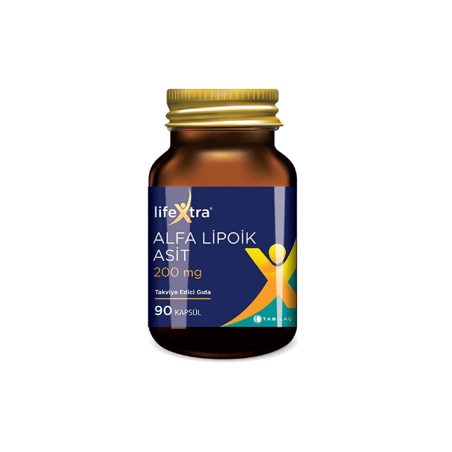 

Lifextra Alfa Lipoic Acid 90 Capsules 8680133001208