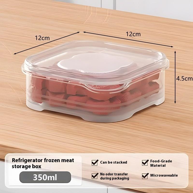5/10Pcs Frozen Meat Preservation Box Refrigerator Food Retain Freshness Storage Jar Home Kitchen Vegetable Storage Organizer
