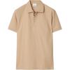 Polo Shirts Men's Light Tawny Polo Collar Moderate Straight Fit 80922741