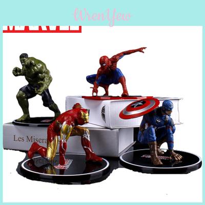 Marvel Avengers Doll Action Figure Toys Set For Kids Ironman Spiderman Hulk Captain America