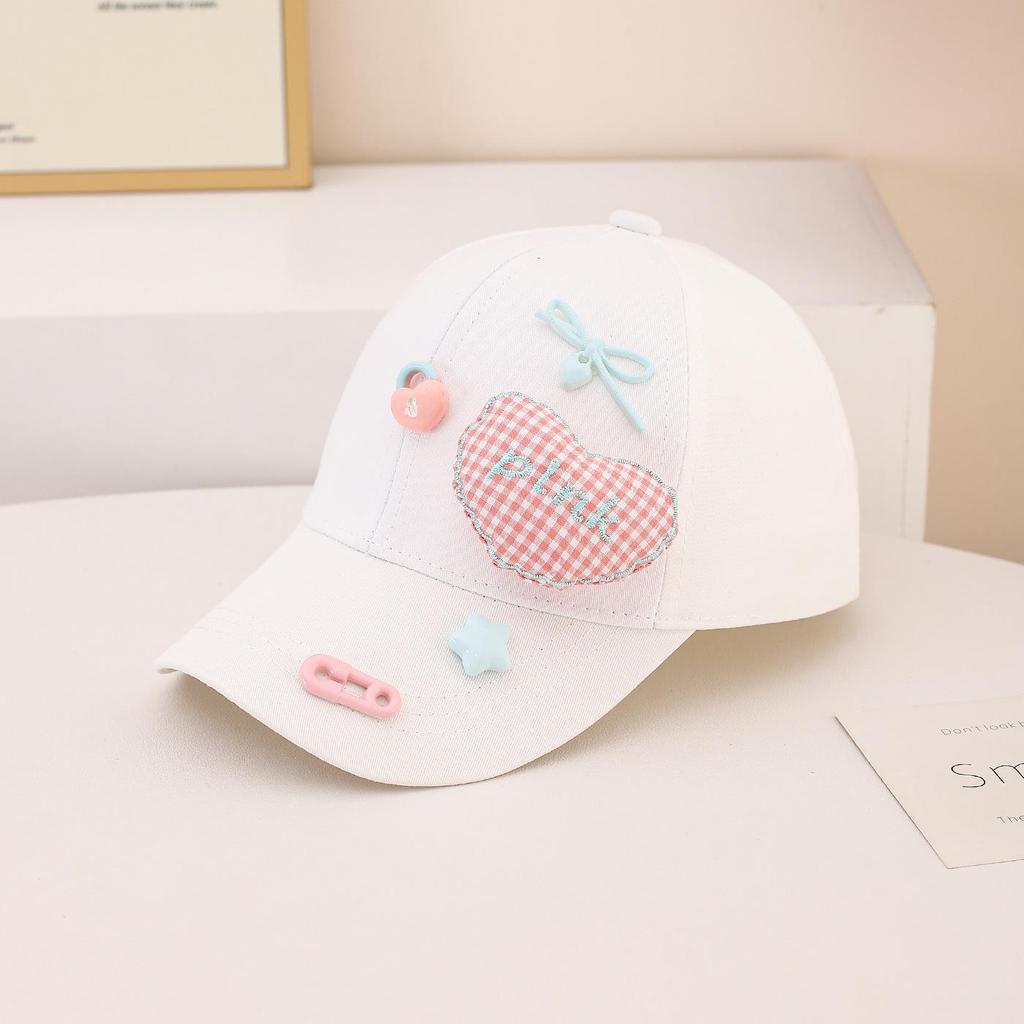 2025 Fashion Kids' Sun Protection Baseball Cap with Cartoon Duckbill Design for Spring & Autumn