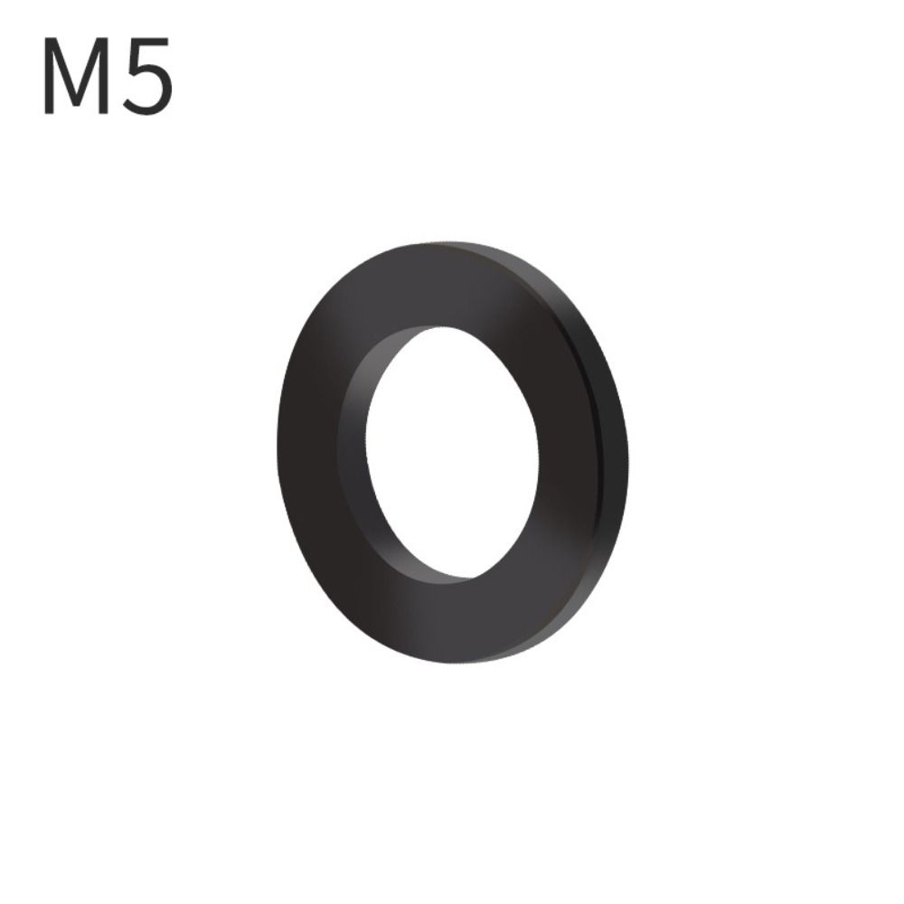 M5/M6 Bike Brake Flat Washer Anodizing Process Bicycle Spacer Pads Bike Bolts Gasket Bike Brake M5 чёрный