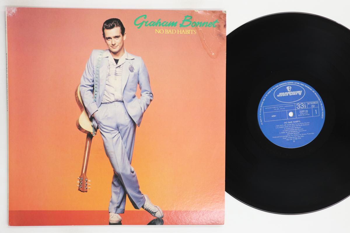 

LP Record GRAHAM BONNET No Bad Habits 25PP39 MERCURY 1981 Japan Rock Used