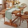 Rectangular Dinning Table Runner Solid Color Tables Cover Household Table Flag  Dining Table