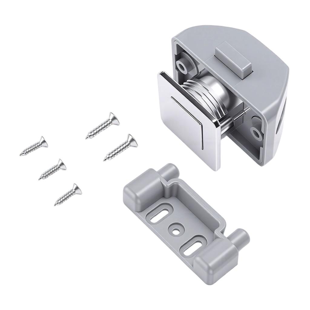 RV Push Cabinet Lock Zinc Alloy Keyless RV Push Button Cabinet Lock for Yachts Travel Trailers