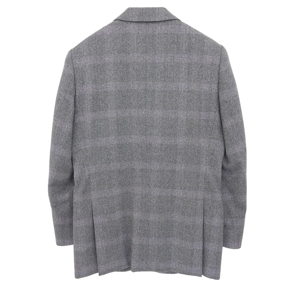 Dorland House Excellent Condition Shadow Check 100% Cashmere Tailored Jacket, Men's, Gray, Size 94A6 Jacket 94A6 grayUsed