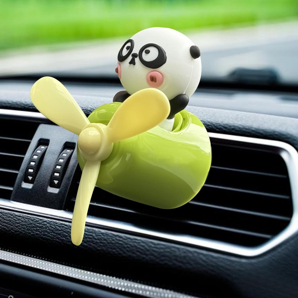 Car Air Freshener Cartoon Panda Pilot Car Air Fresheners Aromatherapy Fragrance Perfume for Outlet Decoration Vehicle Interior