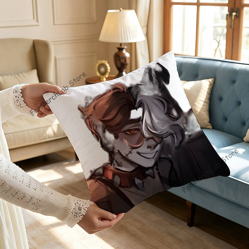 WWilbur Soot Fanart Cushion For Bedroom Car Coffee Shop Room and Living Room Sofa Decorative Pillow Cover Case