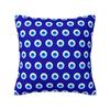 Custom Mediterranean Evil Eye Luxury Pillow Cover Home Decorative Turkish Amulet Culture Cushions for Sofa