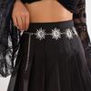 Halloween Dark Cross Skeleton Waist Chain Body Chain Star Sunflower Body Chain Female