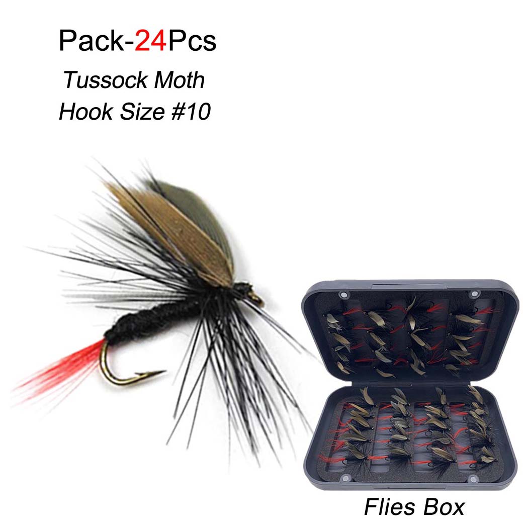 24 шт./кор. влажный/сухой набор для ловли нахлыстом — фото 22