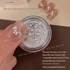 Zodiac Horse Nail Art Kit 2026: Sparkling Irregular Zircon Rhinestones & Pearls for Unique Wearable Decoration