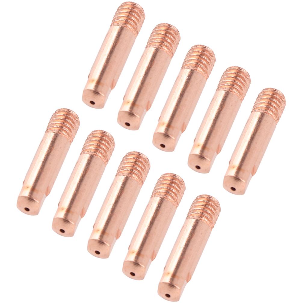 10xMB 15AK MIG MAG M6 Welding Weld Torch Contact Tips Holder Gas Nozzle Gold