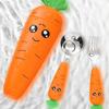 Carrots Set Children Dinnerware Stainless Steel Spoon Fork Flatware With Box Baby Feeding Tool Kitchen Tableware Supplies