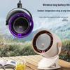 Wall-Mounted Digital Clip Fan with Timer, 100 Speed Settings, USB, Desktop and Household Use