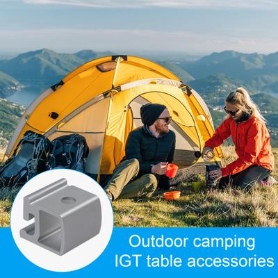 Aluminium Alloy IGT Extension Plate Link Buckle Heavy Duty Extension Plate Link Snap Connecting Hook Camping IGT Table Accessories