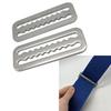 1/5PCS Serrated Locking Diving Weight Belt Stainless Steel Belt Buckle  Rope Accessories