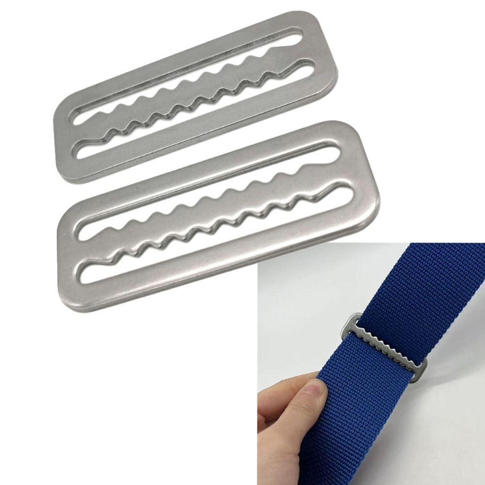 1/5PCS Serrated Locking Diving Weight Belt Stainless Steel Belt Buckle  Rope Accessories