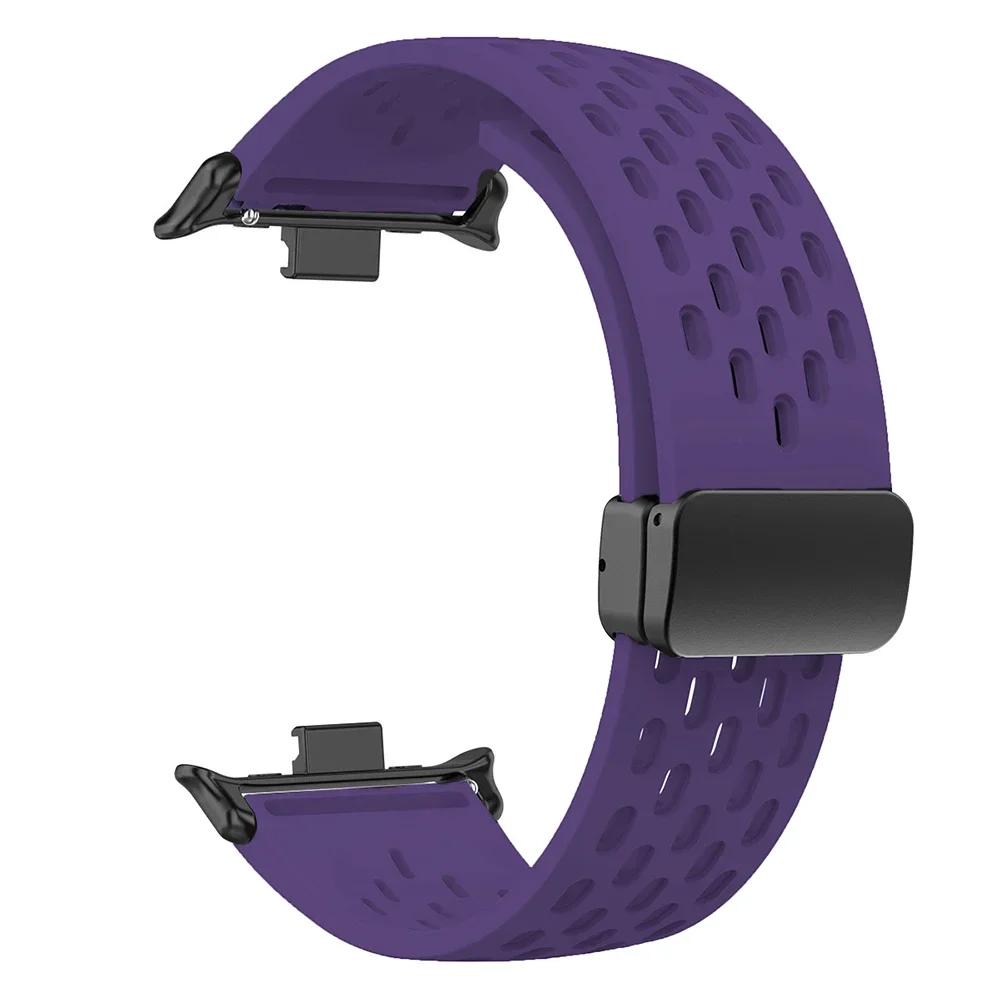 New Silicone Strap for Redmi Watch 4/5 Magnetic Buckle Sports Band for Mi Band 8pro 9 Pro Correa Breathable Bracelet Accessories