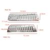 Modified Chromatic Harmonica LAI257/255 Silver Aluminum