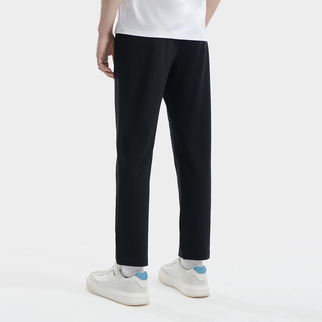 New FILA Knitted Sweatpants Men's Jet Black F11M422602FBK