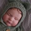 Skóra 3D z żyłami naczyniowymi miękki silikon Reborn śpiący chłopiec laleczka bobas zabawka dla dzieci tkanina ciało jak prawdziwa sztuka prezent Bebe