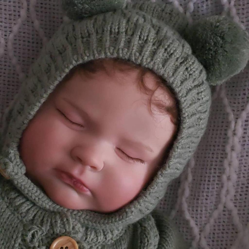Skóra 3D z żyłami naczyniowymi miękki silikon Reborn śpiący chłopiec laleczka bobas zabawka dla dzieci tkanina ciało jak prawdziwa sztuka prezent Bebe