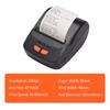 Receipt Printer Portable 58mm Mobile Thermal Printer Wireless BT Mini Bill Ticket Printing Compatible with Android IOS