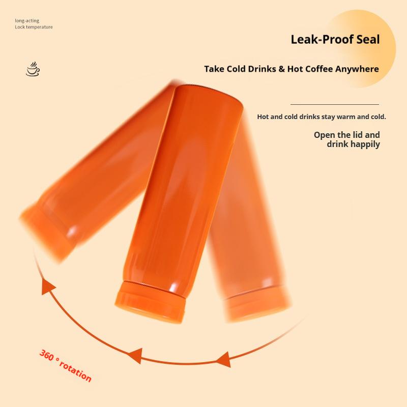 200ML/300ML Mini Insulated Cup Stainless Steel Pocket Cup Car Vacuum Flasks Coffee Cup Portable Leak-proof Thermal Water Bottle