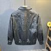 Men's Retro PU Leather Motorcycle Jacket - Casual, Cool, Versatile Winter Coat