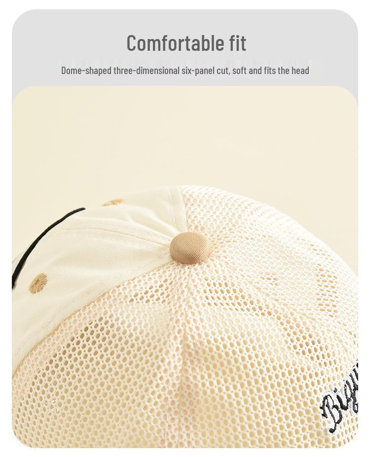 Trendy Color Block Baseball Cap - Breathable Outdoor Sports Hat