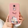 For Redmi Note 7S 9S 10S 7 8 9 10 9T 10T K80 Pro Max Plus Phone Casing Lovely Kitten Owl Pattern Square Liquid Silicone Protection Case For Redmi Capa