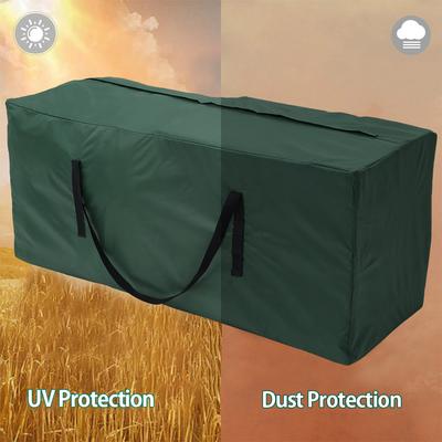 Outdoor Patio Cushion Storage Bags Waterproof Extra Large Patio Furniture Cover Cushion Storage Bag with Handle and Zipper Home