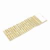 50pcs 8 Rows Chair Sash Napkin Rings  Diamond Mesh Wrap Ribbon For Wedding Christmas Gold