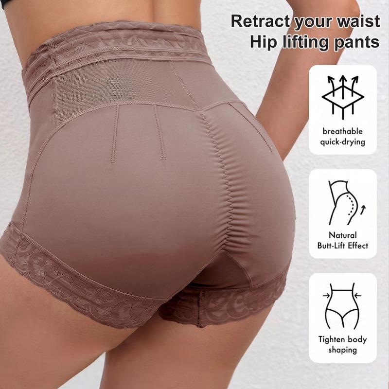 Hohe Taille Bauchkontrolle Po-Anhebung Körperformende Boxer-Shapewear-Panties